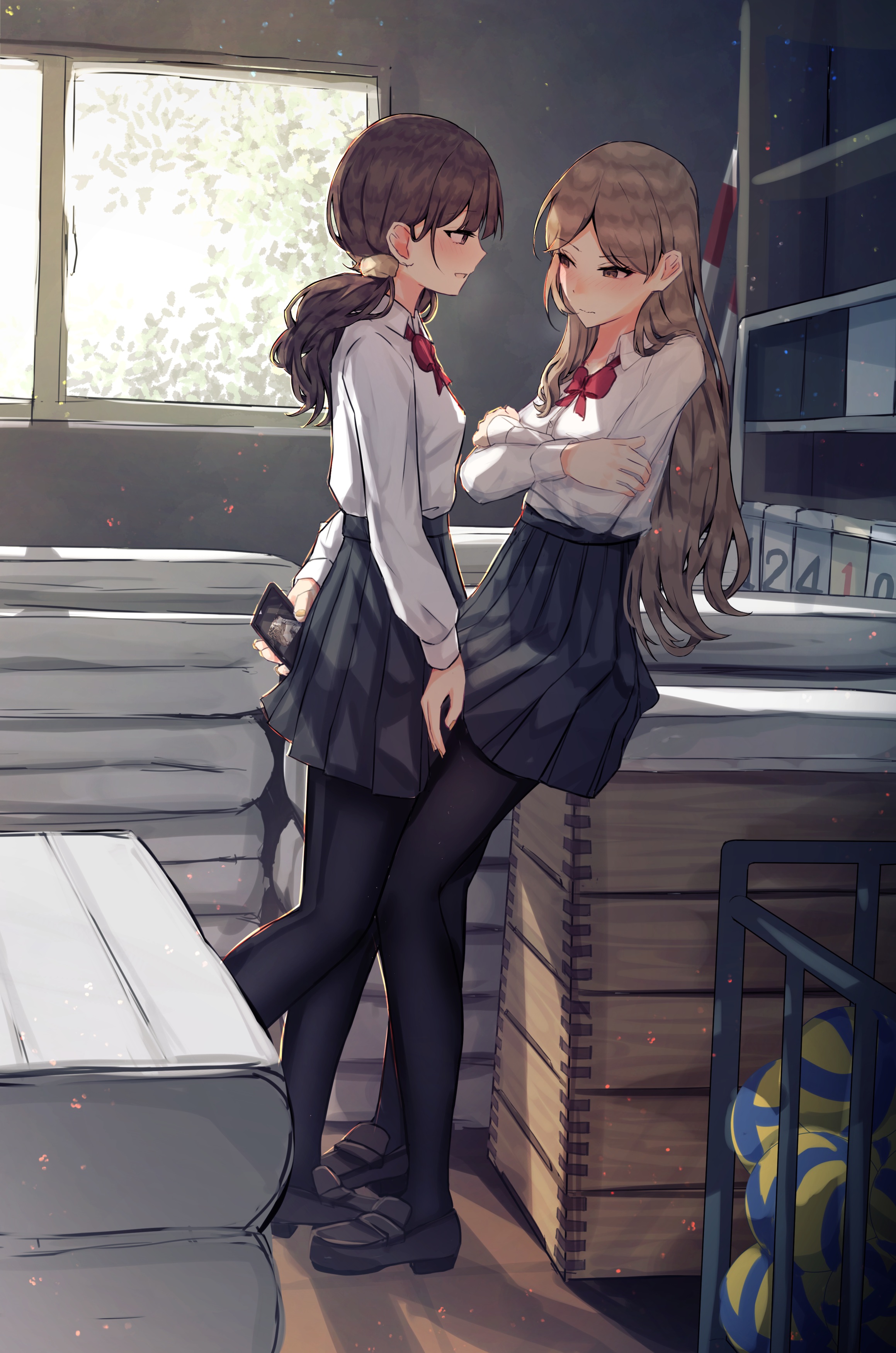 Benevole Pantyhose Seifuku Yuri 1159975 Yande Re